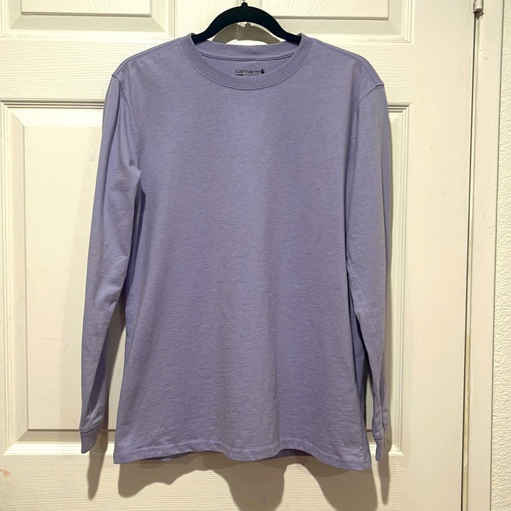 Carhartt Purple Long sleeve Tshirt Loose Fit Sz M